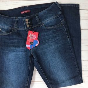 YMI High Waisted Dark Wash Skinny Jeans  Size 13